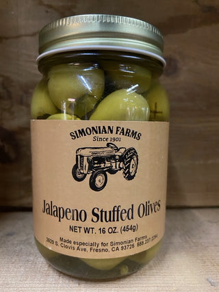 Jalapeño Stuffed Olives - 16oz