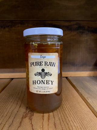 Sage Pure Raw Honey - Multiple Sizes